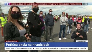 Na hranici s Českom bola petičná akcia, zorganizovali ju pendleri