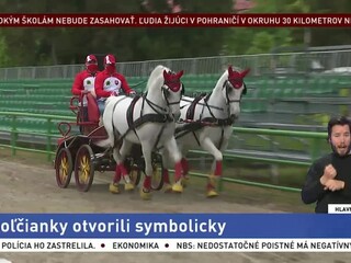 Národný žrebčín v Topoľčiankach otvoril sezónu. Bez verejnosti
