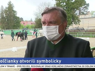 Riaditeľ žrebčína Topoľčianky M. Horný o jeho symbolickom otvorení