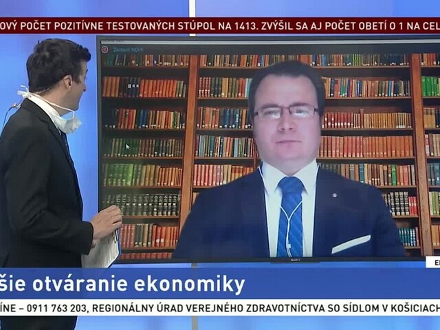 HOSŤ V ŠTÚDIU: V. Vaňo o ďalšom otváraní ekonomiky