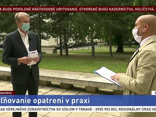 ŠTÚDIO TA3: R. Mistrík o uvoľňovaní opatrení na Slovensku