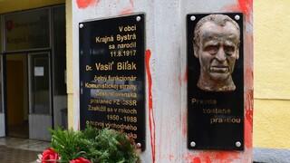 Výtvarníci spoznali svoj trest za poškodenie pamätníka Vasiľa Biľaka