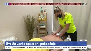 Povolili rehabilitácie a masáže. Opatrenia sa uvoľňujú aj v športe