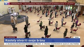 Do chrámov sa vrátili veriaci, najväčší nápor sa očakáva v nedeľu