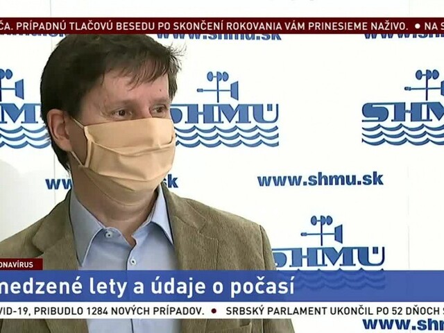 J. Csaplár zo SHMÚ o obmedzených letoch a údajoch o počasí