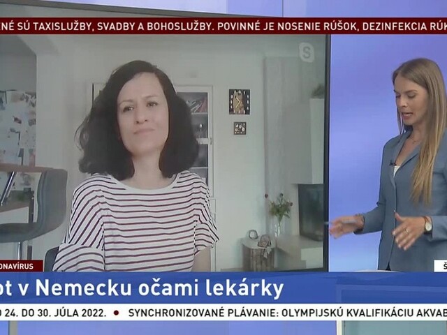 ŠTÚDIO TA3: Lekárka E. Ďurišová o živote v Nemecku