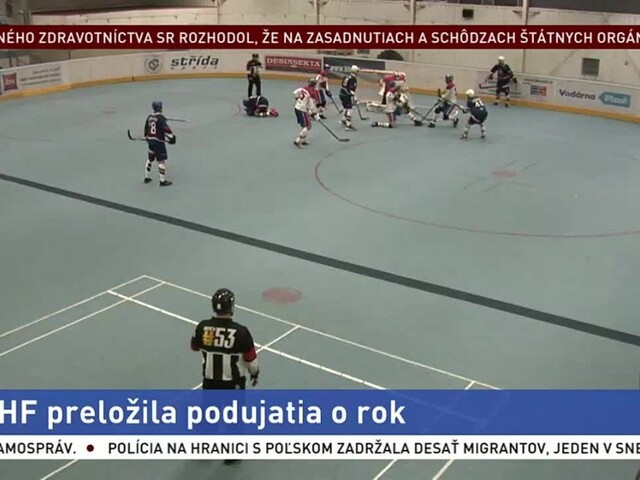 Hokejbalová federácia odložila všetky podujatia o jeden rok