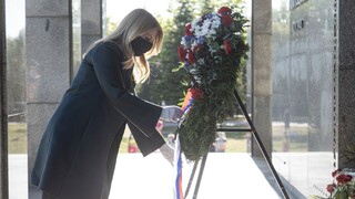 SR existuje vďaka jeho porážke. Prezidentka hovorila o fašizme