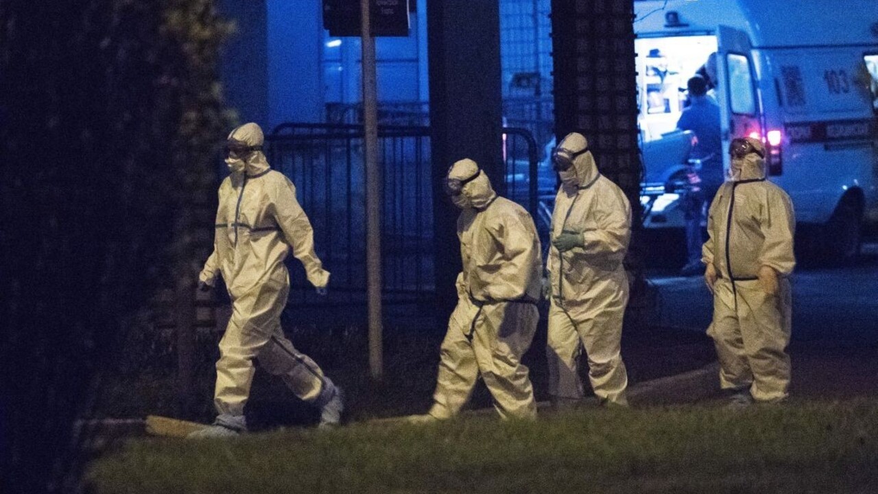 Oheň zabíjal v Moskve, horela nemocnica s infikovanými