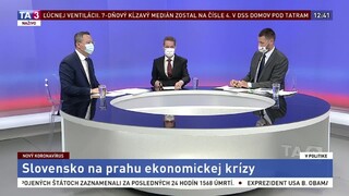 Predseda vlády o aktuálnom dianí / Slovensko na prahu ekonomickej krízy