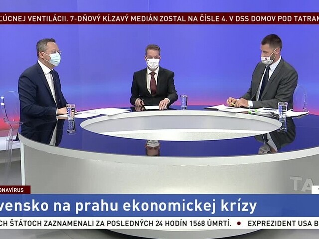 Predseda vlády o aktuálnom dianí / Slovensko na prahu ekonomickej krízy
