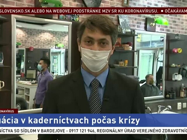 Redaktor TA3 D. Horňák o situácii v znovuotvorených kaderníctvach