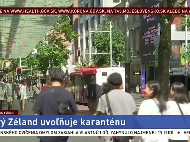 Nový Zéland otvorí verejné priestranstvá, hranice však ostanú zatvorené