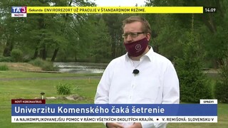 Rektor UK M. Števček o dopadoch pandémie na Univerzitu Komenského