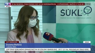 Riaditeľka ŠÚKL Z. Baťová o rýchlotestoch dostupných na internete