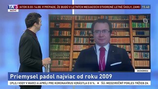 HOSŤ V ŠTÚDIU: ekonóm V. Vaňo o prepade priemyslu