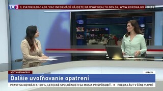 Redaktorka TA3 L. Ježová o rokovaní Ústredného krízového štábu