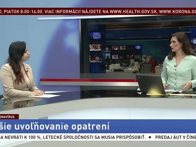 Redaktorka TA3 L. Ježová o rokovaní Ústredného krízového štábu