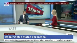 Repatrianti a karanténa / Pomoc od štátu / Otváranie škôl