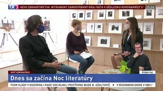 ŠTÚDIO TA3: P. Darovcová a J. Hrčka o Noci literatúry