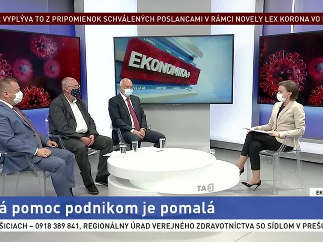 Ekonomika+ o prvej pomoci podnikom