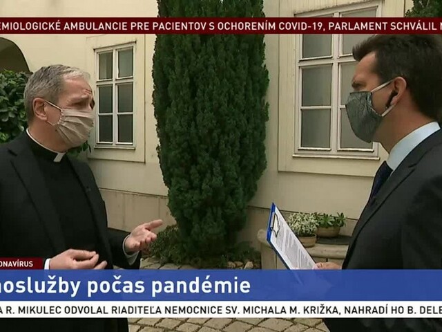 S. Zvolenský o hygienických opatreniach počas bohoslužieb