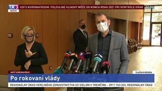 TB premiéra I. Matoviča po rokovaní vlády aj o karanténe