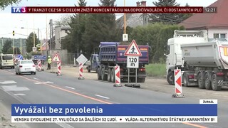 Stavebník vyvážal materiál do obce, nemal však povolenie