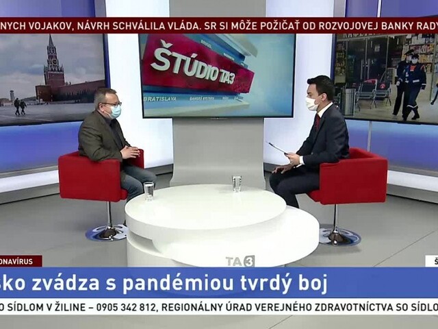 ŠTÚDIO TA3: A. Duleba o tvrdom boji s pandémiou v Rusku