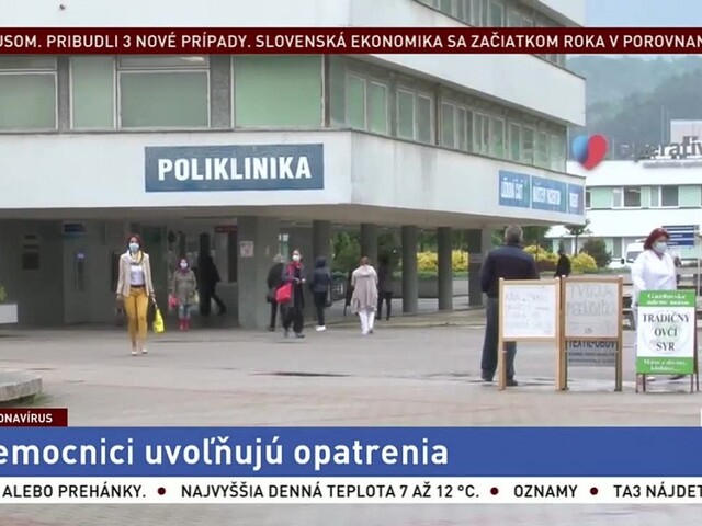 Nemocnica uvoľňuje opatrenia. Povolí operácie, návštevy aj rehabilitácie