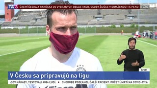 Obranca L. Štetina o príprave na ligu v Česku