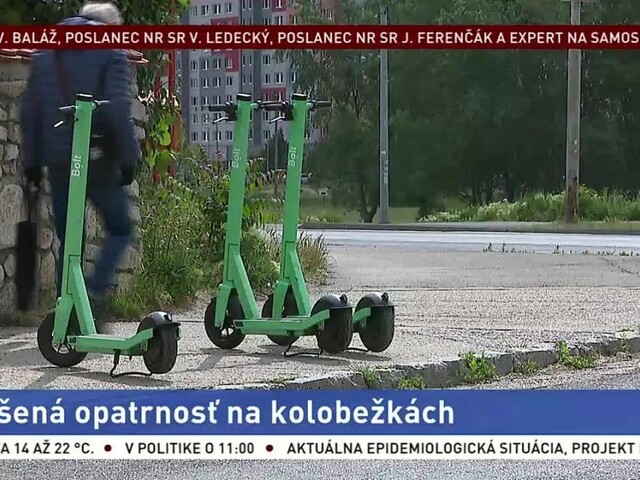 Pravidlá platia i pre kolobežkárov, ich ignorácia sa nemusí vyplatiť