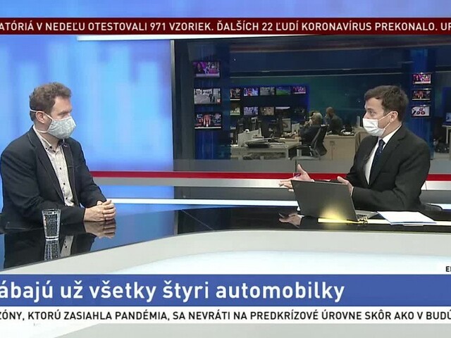 HOSŤ V ŠTÚDIU: Analytik M. Jesný o reštarte výroby v automobilkách