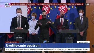 TB I. Matoviča o štvrtej fáze uvoľňovania opatrení