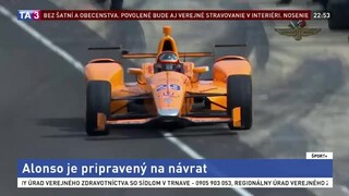 Bude sa jazdiť pred fanúšikmi? Alonso je pripravený na návrat