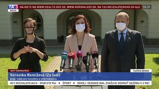 TB podpredsedníčky vlády V. Remišovej o výzve na zmiernenie koronakrízy