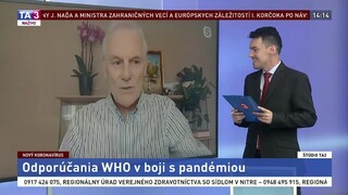 ŠTÚDIO TA3: D. Zupka o zasadnutí Svetového zdravotníckeho zhromaždenia
