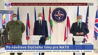 TB ministrov J. Naďa a I. Korčoka po návšteve styčného tímu NATO
