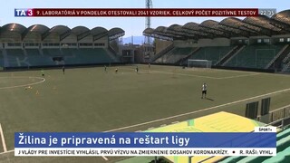 Uvoľnenie opatrení privítala i Žilina, je pripravená na reštart ligy