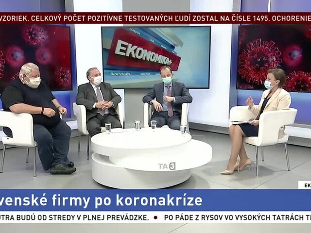 Ekonomika+ o slovenských firmách po koronakríze