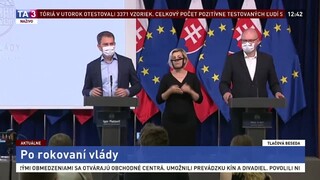 TB I. Matoviča a R. Sulíka o pomoci pre nájomcov a cestovné kancelárie