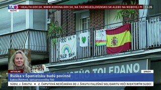 Spolupracovníčka TA3 Ľ. Zlochová o povinných rúškach v Španielsku