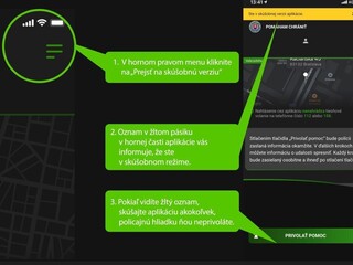 Spustili policajnú aplikáciu s tlačidlom Privolať pomoc