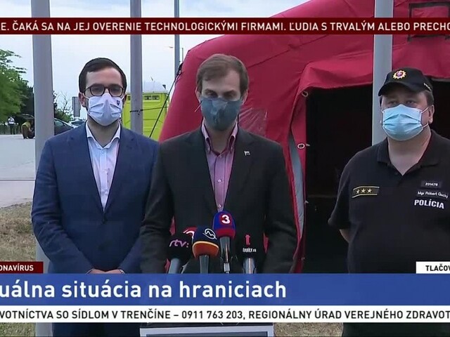 Brífing J. Bučkuliaka o proteste na hraniciach a ekaranténe