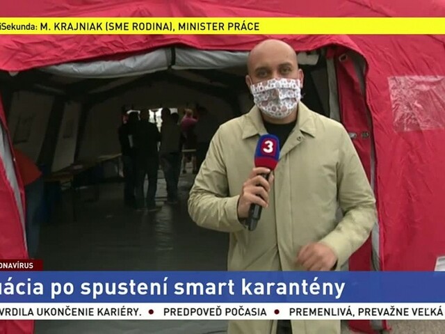 Redaktor TA3 J. Šivák o situácii po spustení smart karantény