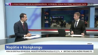 HOSŤ V ŠTÚDIU: V. Lichvár o napätí v Hongkongu