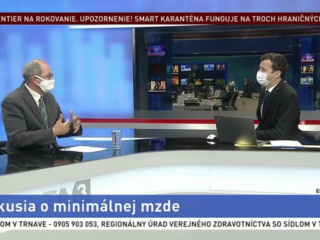 HOSŤ V ŠTÚDIU: Analytik V. Páleník o minimálnej mzde