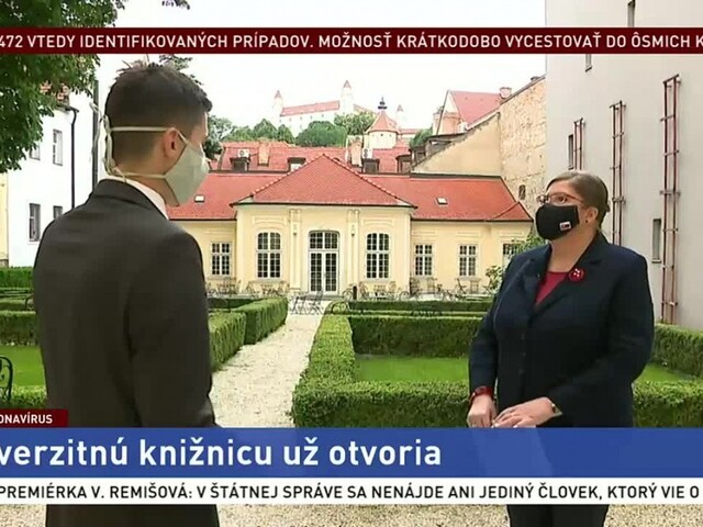 Riaditeľka Univerzitnej knižnice S. Stasselová o otvorení pre verejnosť