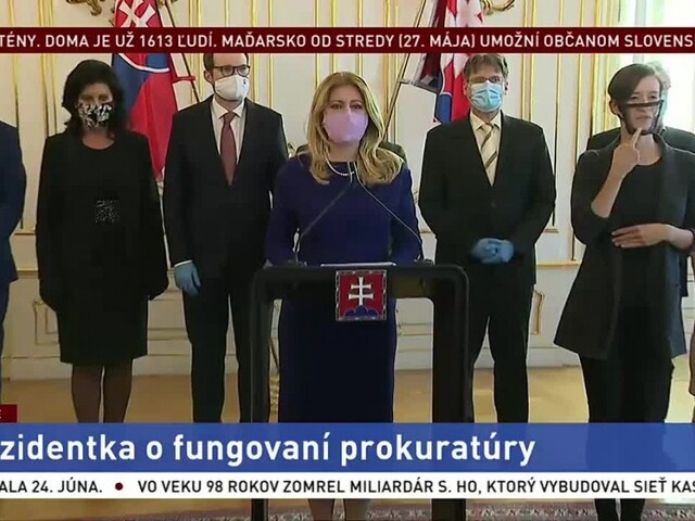 Vyhlásenie prezidentky Z. Čaputovej o zmenách vo fungovaní prokuratúry