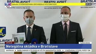 TB predstaviteľov BSK o nelegálnej skládke v Bratislave